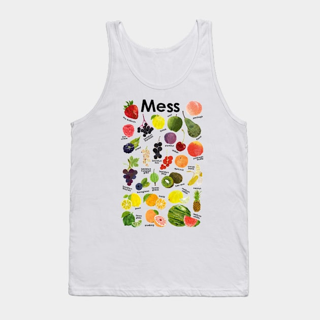 Manx Gaelic Vegetable Collection Tank Top by Babban Gaelg